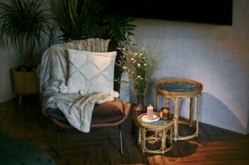 Boho Carbis Rattan Eco Friendly Table Set, 2 of 11