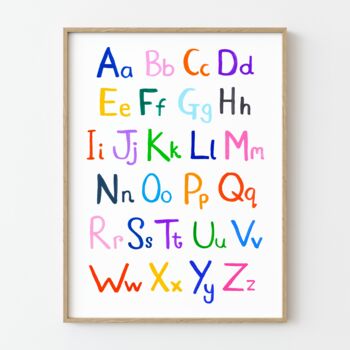 Alphabet Kids Room Print, 5 of 5