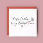 Happy Mother's Day To My Wife Heart Card, thumbnail 2 of 4