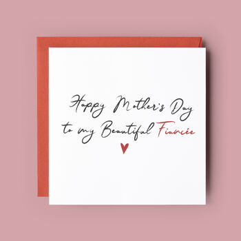 Happy Mother's Day To My Wife Heart Card, 2 of 4