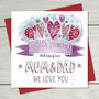 Happy Ruby Wedding Anniversary Personalised Card, thumbnail 2 of 3