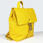 Handcrafted Small Yellow Backpack, thumbnail 4 of 8