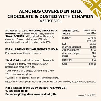 Milk Chocolate Cinnamon Almond Gift Box, 7 of 8