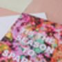 Tis The Season To Sparkle – Pink And Gold Marble Christmas Card – Blank Inside, thumbnail 3 of 4