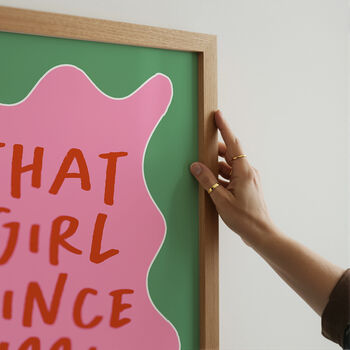 That Girl Since Personalised Birth Year Birthday Print, 7 of 12