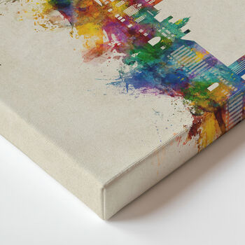 Cambridge Skyline Cityscape Vintage Art Print, 11 of 12