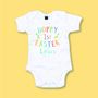 'Happy First Easter' Personalised Babygrow, thumbnail 2 of 3