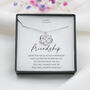 Friendship Necklace Gift – Heart Infinity Charm, Personalised Jewellery For Friend, Friend Birthday, thumbnail 2 of 7
