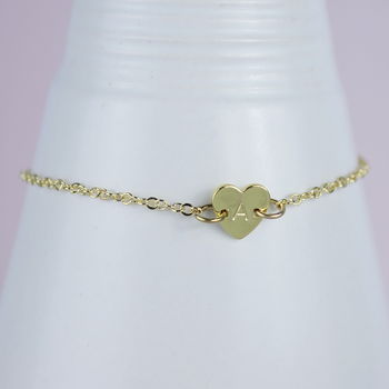 Personalised Dainty Heart Bracelet, 5 of 10