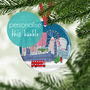 Personalised London Bauble, Skyline Ceramic Decoration, thumbnail 1 of 4