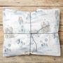 Christmas Snowman Wrapping Paper Roll Or Folded, thumbnail 1 of 3