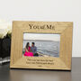 Personalised You And Me Wood Picture Frame, thumbnail 1 of 2