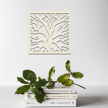 Abstract Tree Branches Wooden Art: Bold Office Decor, 7 of 9