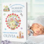 Nursery Rhymes Keepsake Book Personalised For Baby, thumbnail 1 of 11