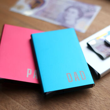 Personalised Card Holder With Money Clip, 6 of 6