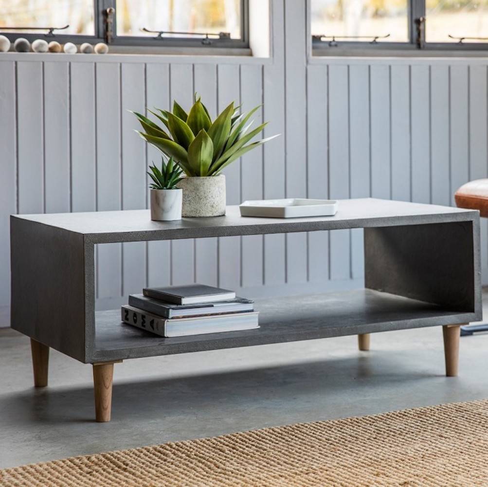 Faux Concrete Coffee Table By The Forest & Co | notonthehighstreet.com