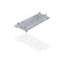 Handmade White Marble Tray With Gold Bow Handles, thumbnail 2 of 2