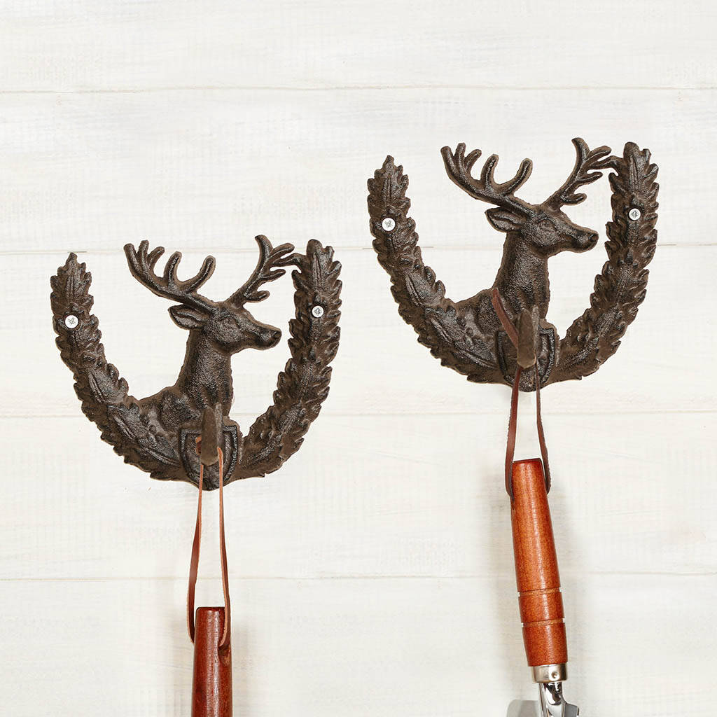 Cast Iron Stag Garden Hook, 1 of 7