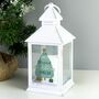 Personalised Have A Magical Christmas White Lantern, thumbnail 1 of 4