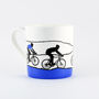 White Jersey Cycling Mug, thumbnail 2 of 2