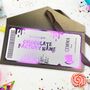 Personalised Chocolate Factory Ticket In Foil, thumbnail 1 of 4