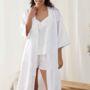 Personalised Women Satin Dressing Gown Robe, thumbnail 1 of 4