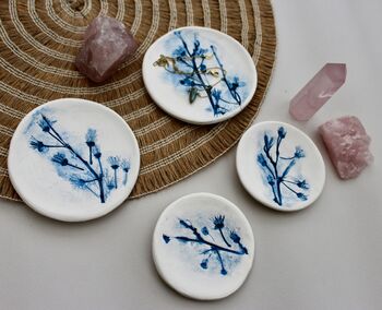 Cherry Blossom Imprinted Ceramic Bowls, 6 of 8