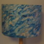 Blue Marble Wave Effect Lampshade, thumbnail 4 of 6