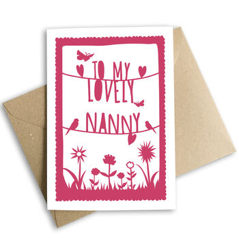 Personalised Granny/Grandma/Nan/Nanny Birthday Card, 5 of 6