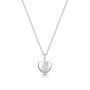 Tiny Crystal Heart Urn Ashes Necklace – Silver, thumbnail 4 of 7