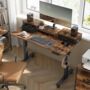 Electric Standing Desk With Built In Power Strip, thumbnail 1 of 8