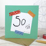 Birthday '50ish …Who's Counting?' Funny Birthday Card, thumbnail 1 of 4