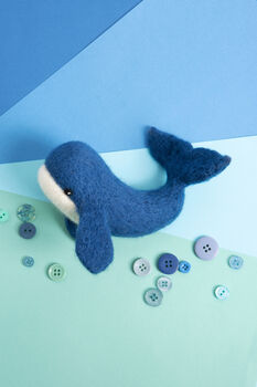 Whale Needle Felting Craft Kit, 3 of 11