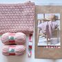 Two Ball Lace Crochet Blanket Kit, thumbnail 2 of 7
