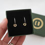 9ct Gold And Silver 30th Birthday Hoop Earrings, thumbnail 9 of 10