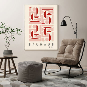 Bauhaus Red Art Print, 4 of 4