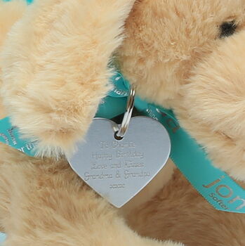 Golden Puppy Dog With Personalised Keepsake, 2 of 5