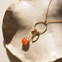 Astralis 14k Gold Filled Sunstone Necklace, thumbnail 3 of 6