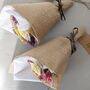 Handcrafted Wooden Pink And Cream Flower Bouquet, thumbnail 5 of 5