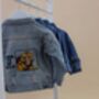 Personalised Baby/Toddler Denim Jacket With Tiger, thumbnail 6 of 8