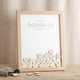 Simple Elegance Foiled Wedding Drop Top Frame Guest Book, thumbnail 4 of 6