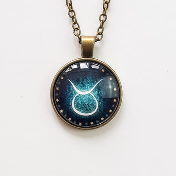 Zodiac Star Sign Necklace Jewellery Tarot Gift, 8 of 8