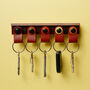 Personalised Key Organisation System For Five Keys Fobs, thumbnail 6 of 8