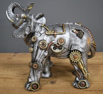 Steampunk Elephant Ornament, 3 of 3