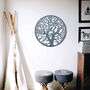 Round Tree Radiance: Wooden Wall Art For Modern Rooms, thumbnail 1 of 12