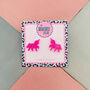 Unicorn Glitter Resin Stud Earrings Pink, Blue And Silver, thumbnail 1 of 12