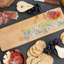 Personalised Circus Font Charcuterie Board, thumbnail 1 of 5