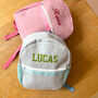 Kids Embroidered Personalised Backpack, thumbnail 2 of 5