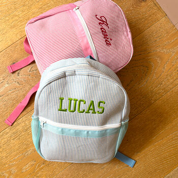 Kids Embroidered Personalised Backpack, 2 of 5