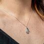 Small Sterling Silver Hand Pendant Necklace, thumbnail 1 of 6